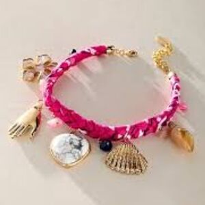 Free People Sky Charm Anklet Bracelet.